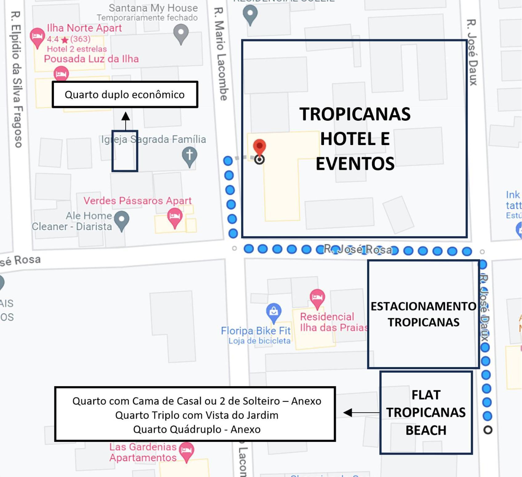 Tropicanas Hotel E Eventos Florianopolis Luaran gambar